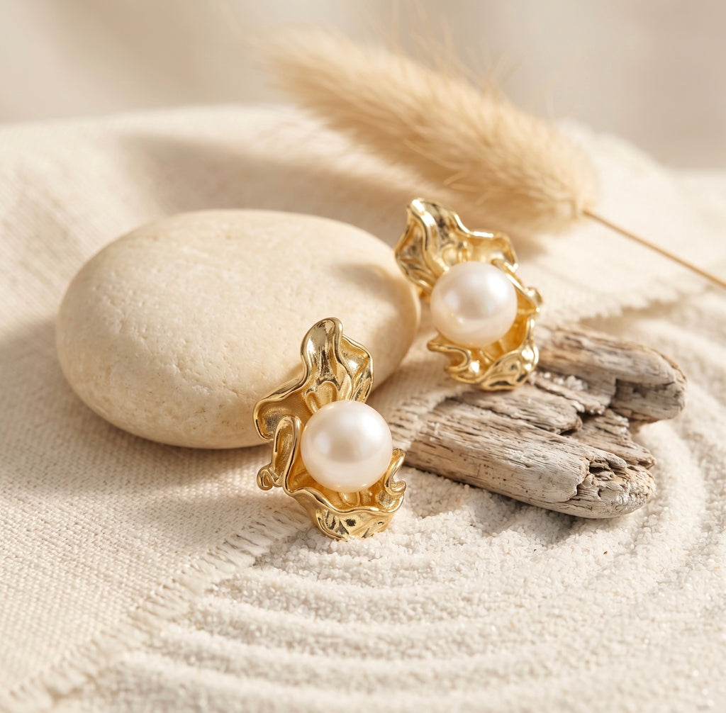 Gilded Bloom Earrings